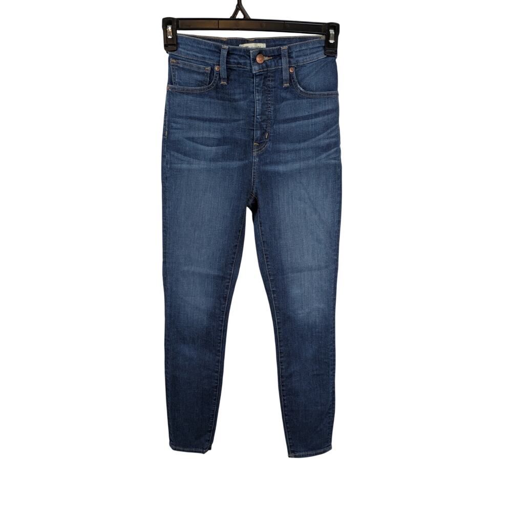 Madewell Size 27 Curvy High-Rise Skinny Jeans Dark Wash